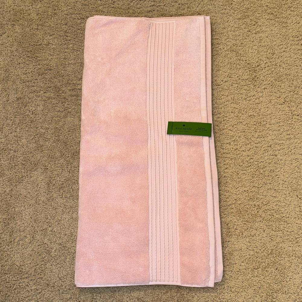 kate spade Soft Pink Bath Towel - Picture 2 of 12
